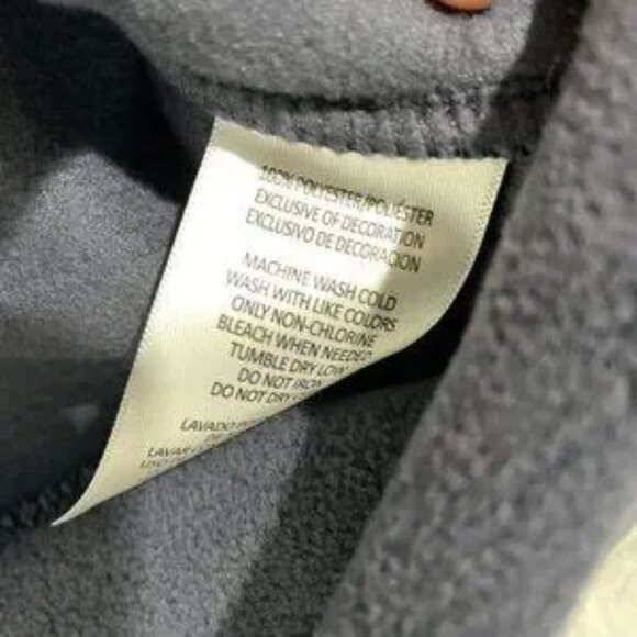 NEW Calvin Klein Jeans Womens S Full-Zip Fleece Sweatshirt Navy Blue Polyester - Picture 5 of 10